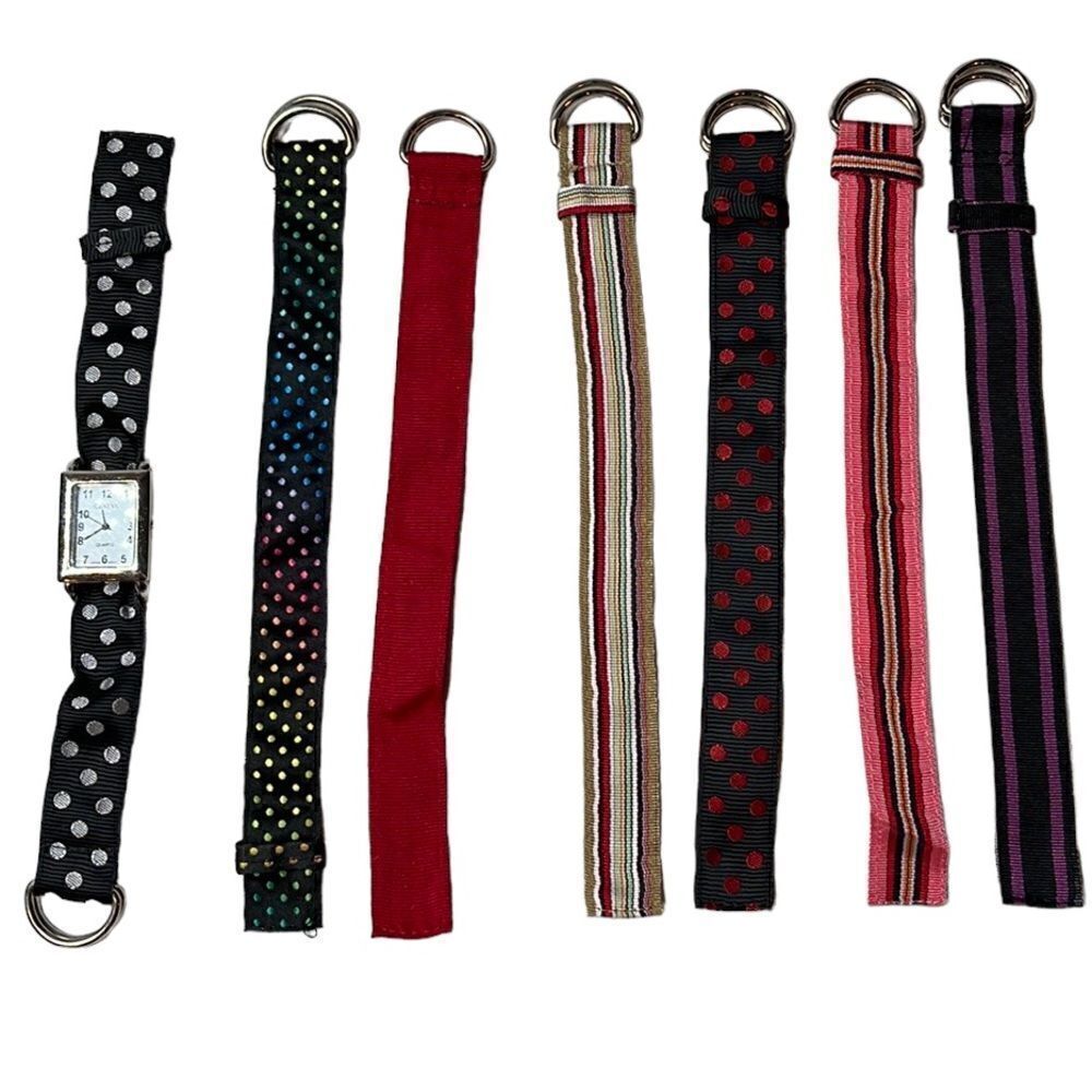 ‎Women Ribbon Band Watch Set.